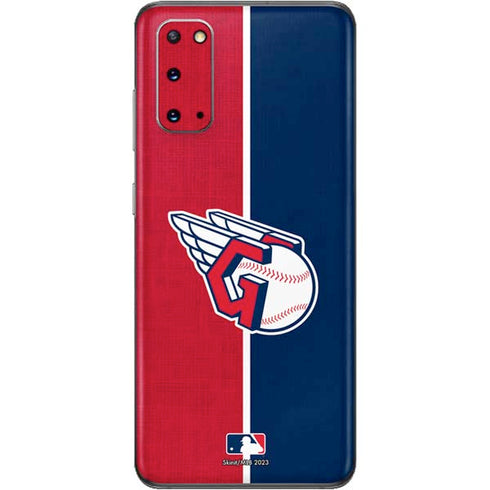 MLB Cleveland Guardians Split Galaxy S20 Skin
