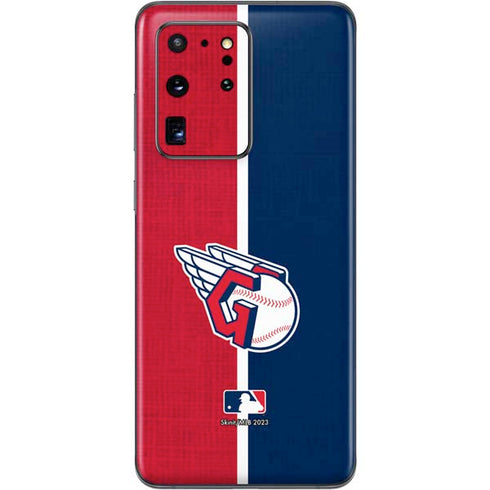 MLB Cleveland Guardians Split Galaxy S20 Ultra 5G Skin