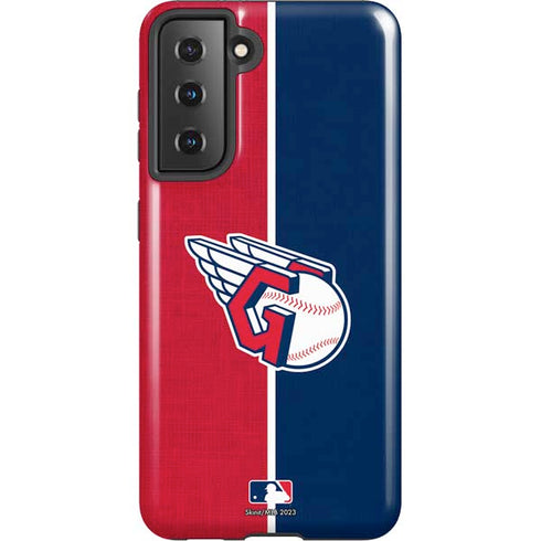 MLB Cleveland Guardians Split Galaxy S21 5G Pro Case