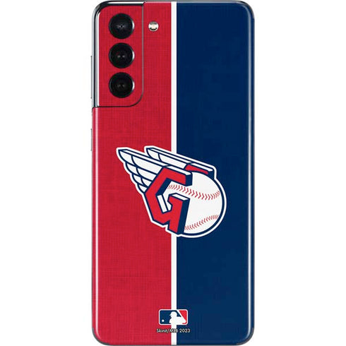 MLB Cleveland Guardians Split Galaxy S21 5G Skin