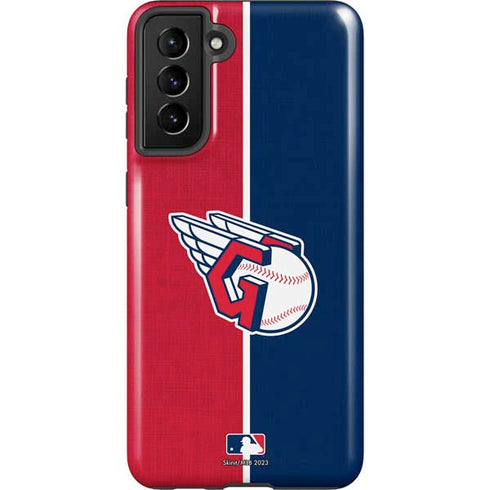 MLB Cleveland Guardians Split Galaxy S21 FE Pro Case