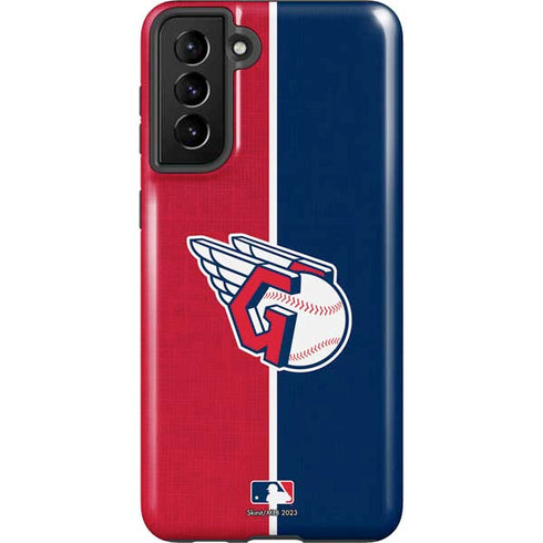 MLB Cleveland Guardians Split Galaxy S21 Plus 5G Pro Case