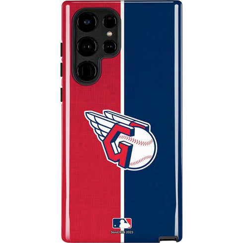 MLB Cleveland Guardians Split Galaxy S22 Ultra Pro Case