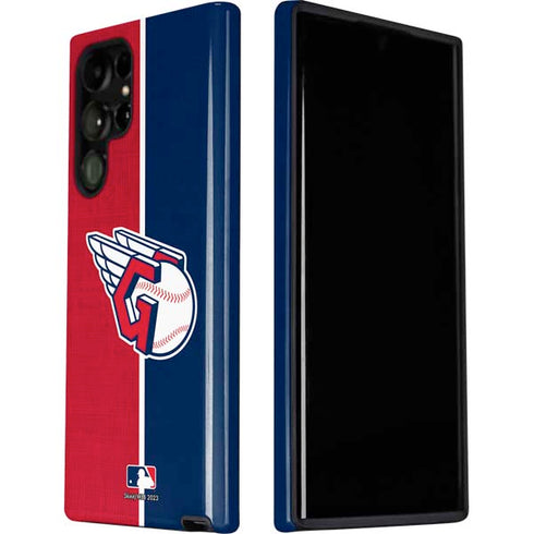 MLB Cleveland Guardians Split Galaxy S22 Ultra Pro Case