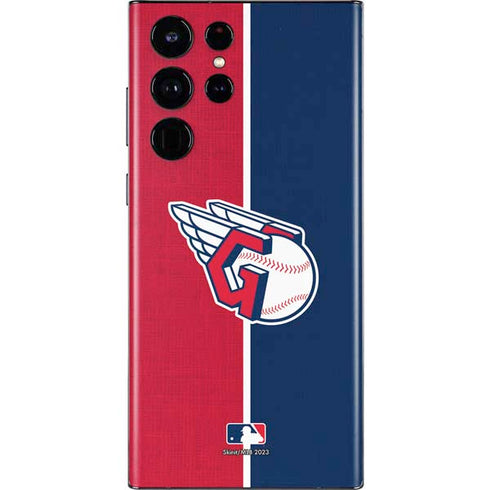MLB Cleveland Guardians Split Galaxy S22 Ultra Skin