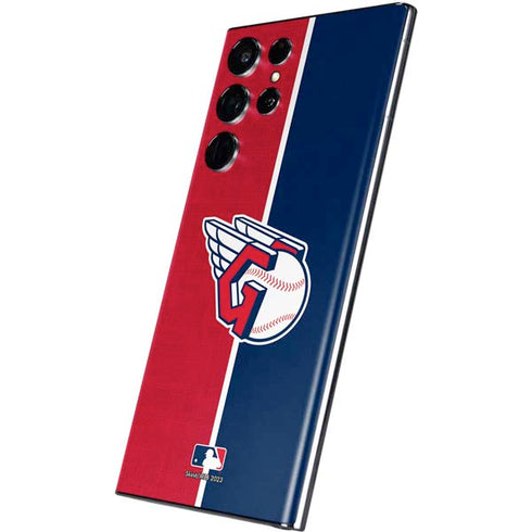 MLB Cleveland Guardians Split Galaxy S22 Ultra Skin