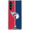 MLB Cleveland Guardians Split Galaxy S23 FE Clear Case