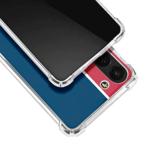 MLB Cleveland Guardians Split Galaxy S23 Plus Clear Case
