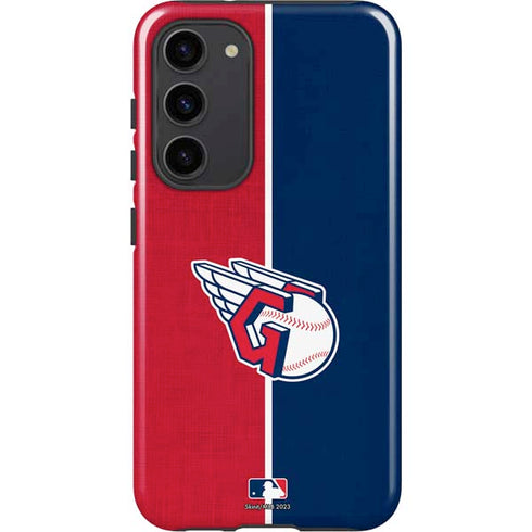 MLB Cleveland Guardians Split Galaxy S23 Plus Pro Case