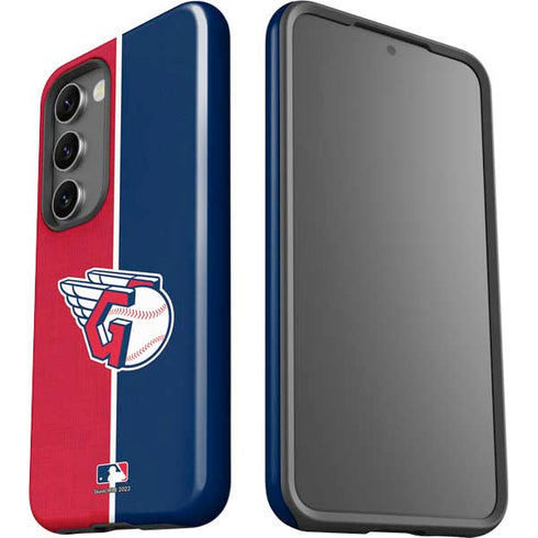 MLB Cleveland Guardians Split Galaxy S23 Plus Pro Case