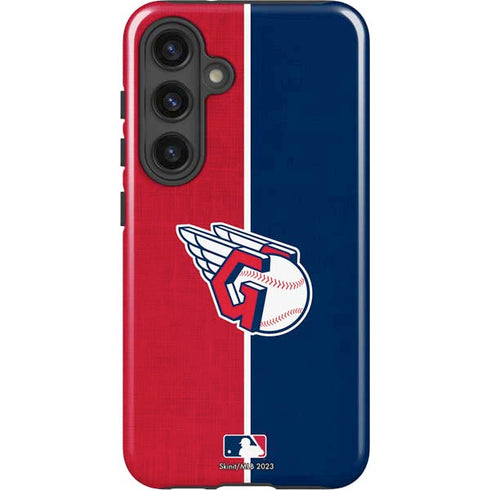 MLB Cleveland Guardians Split Galaxy S24 Plus Impact Case