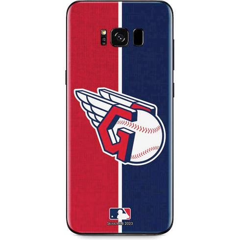 MLB Cleveland Guardians Split Galaxy S8 Skin
