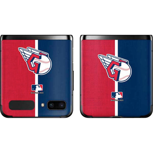 MLB Cleveland Guardians Split Galaxy Z Flip Skin