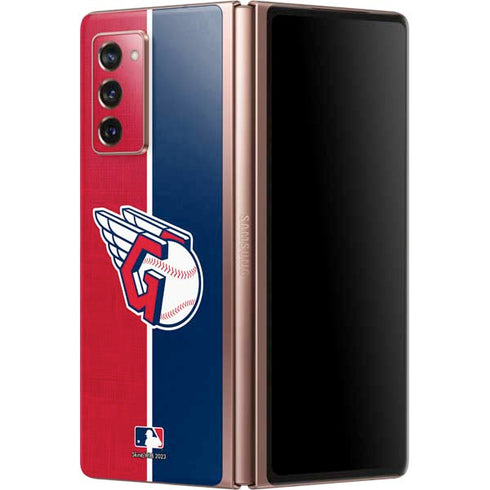 MLB Cleveland Guardians Split Galaxy Z Fold2 5G Skin