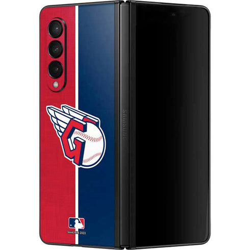 MLB Cleveland Guardians Split Galaxy Z Fold3 5G Skin