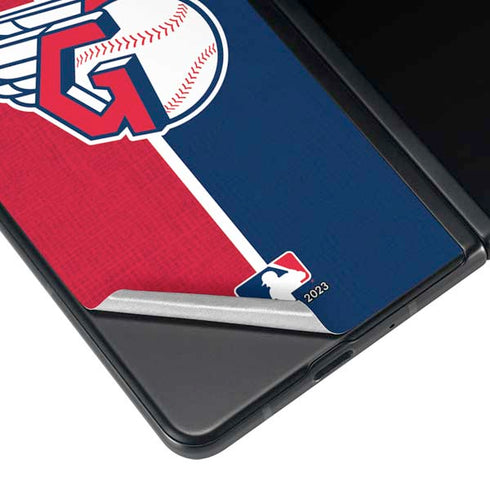 MLB Cleveland Guardians Split Galaxy Z Fold4 5G Skin