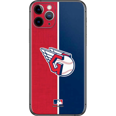 MLB Cleveland Guardians Split iPhone 11 Pro Skin