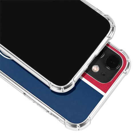 MLB Cleveland Guardians Split iPhone 12 Mini Clear Case