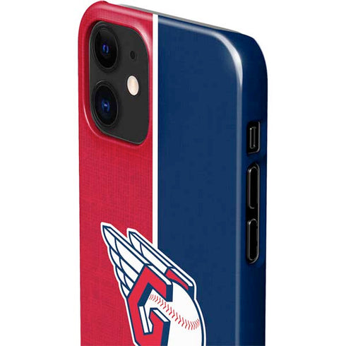 MLB Cleveland Guardians Split iPhone 12 Mini Lite Case