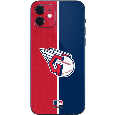 MLB Cleveland Guardians Split iPhone 12 Mini Skin