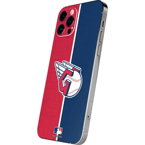 MLB Cleveland Guardians Split iPhone 12 Pro Max Skin