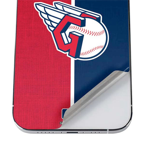 MLB Cleveland Guardians Split iPhone 12 Pro Max Skin