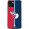 MLB Cleveland Guardians Split iPhone 13 Mini Clear Case