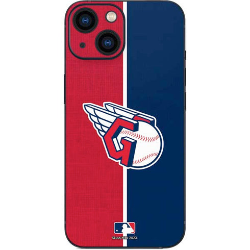 MLB Cleveland Guardians Split iPhone 13 Mini Skin