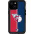 MLB Cleveland Guardians Split iPhone 13 Mini Waterproof Case