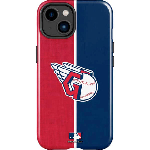 MLB Cleveland Guardians Split iPhone 15 Plus Impact Case