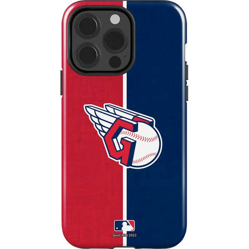 MLB Cleveland Guardians Split iPhone 14 Pro Impact Case