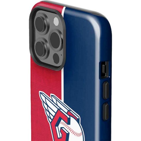 MLB Cleveland Guardians Split iPhone 15 Pro Max Impact Case