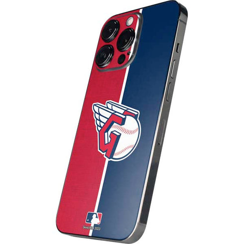 MLB Cleveland Guardians Split iPhone 14 Pro Max Skin