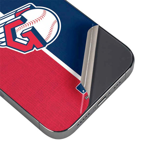 MLB Cleveland Guardians Split iPhone 14 Pro Max Skin