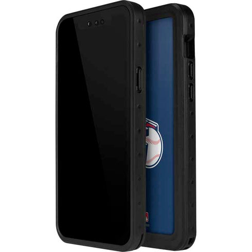 MLB Cleveland Guardians Split iPhone 14 Pro Max Waterproof Case