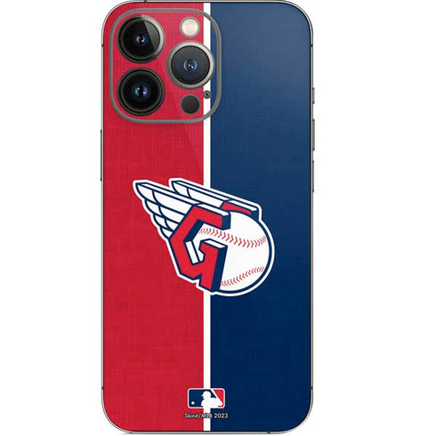 MLB Cleveland Guardians Split iPhone 14 Pro Skin