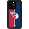 MLB Cleveland Guardians Split iPhone 14 Pro Waterproof Case