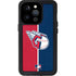 MLB Cleveland Guardians Split iPhone 14 Pro Waterproof Case