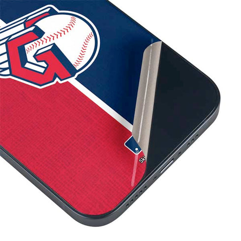 MLB Cleveland Guardians Split iPhone 14 Skin