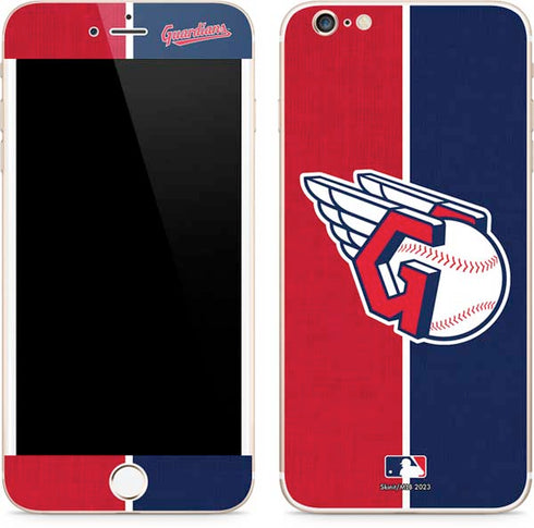 MLB Cleveland Guardians Split iPhone 6/6s Plus Skin