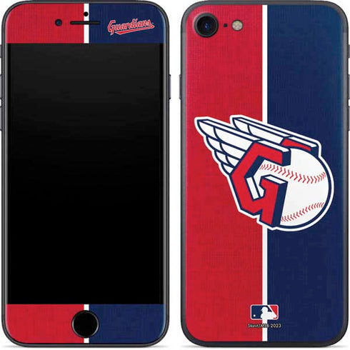 MLB Cleveland Guardians Split iPhone 7 Skin