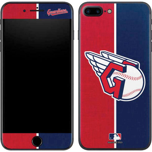 MLB Cleveland Guardians Split iPhone 8 Plus Skin