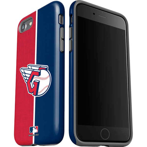 MLB Cleveland Guardians Split iPhone SE (2nd & 3rd Gen) Pro Case