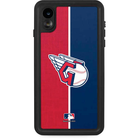 MLB Cleveland Guardians Split iPhone XR Waterproof Case