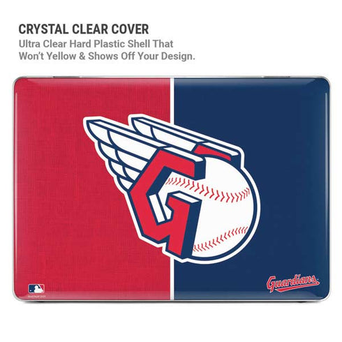 MLB Cleveland Guardians Split MacBook Air 15in (2023-2025) Case plus Skin
