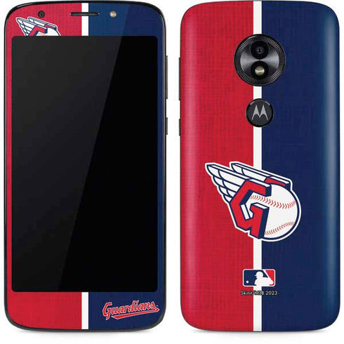 MLB Cleveland Guardians Split Moto E5 Play Skin