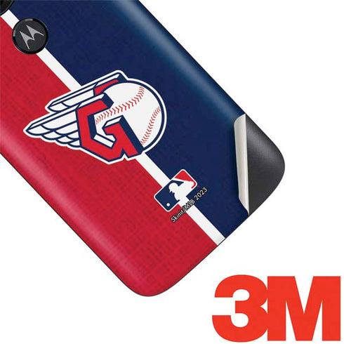 MLB Cleveland Guardians Split Moto E5 Play Skin
