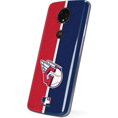 MLB Cleveland Guardians Split Moto E5 Plus Skin