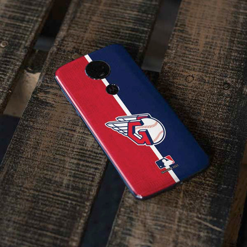 MLB Cleveland Guardians Split Moto E5 Plus Skin