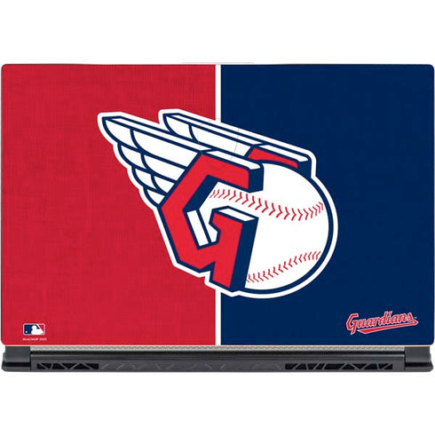 MLB Cleveland Guardians Split MSI GS65 Stealth Laptop Skin
